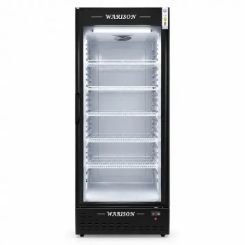 یخچال عرض 70 بدنه مشکی و وان سفید واریسون