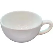 فنجان لته خوری سفیدو سبز کله غازی